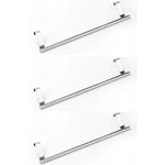porte serviettes mural acier inoxydable argenté bleu marine gris clair moderne minimaliste clips métal