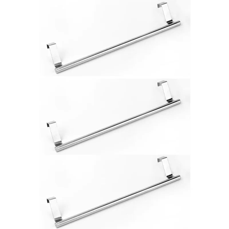 porte serviettes mural acier inoxydable argenté bleu marine gris clair moderne minimaliste clips métal