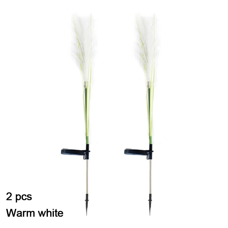 lumière artificielle verte feuilles blanches lumineuses moderne vacancesextérieur decoration solaire ip65 abs led