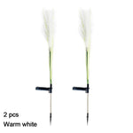 lumière artificielle verte feuilles blanches lumineuses moderne vacancesextérieur decoration solaire ip65 abs led