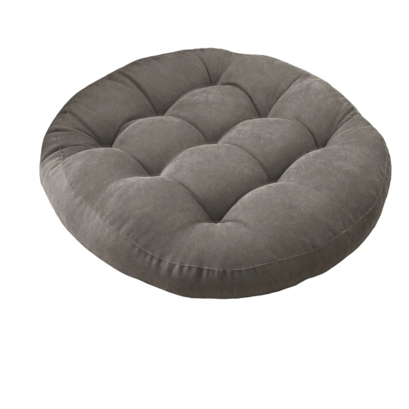 coussin rond velours bleu turquoise anti décubitus polyester doux moderne adultes