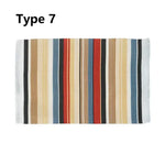 tapis turc traditionnel motifs floraux géométriques bleu rouge blanc nature
