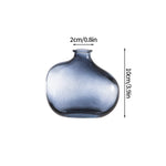 vases verre transparent diamant rose bleu gris vert moderne