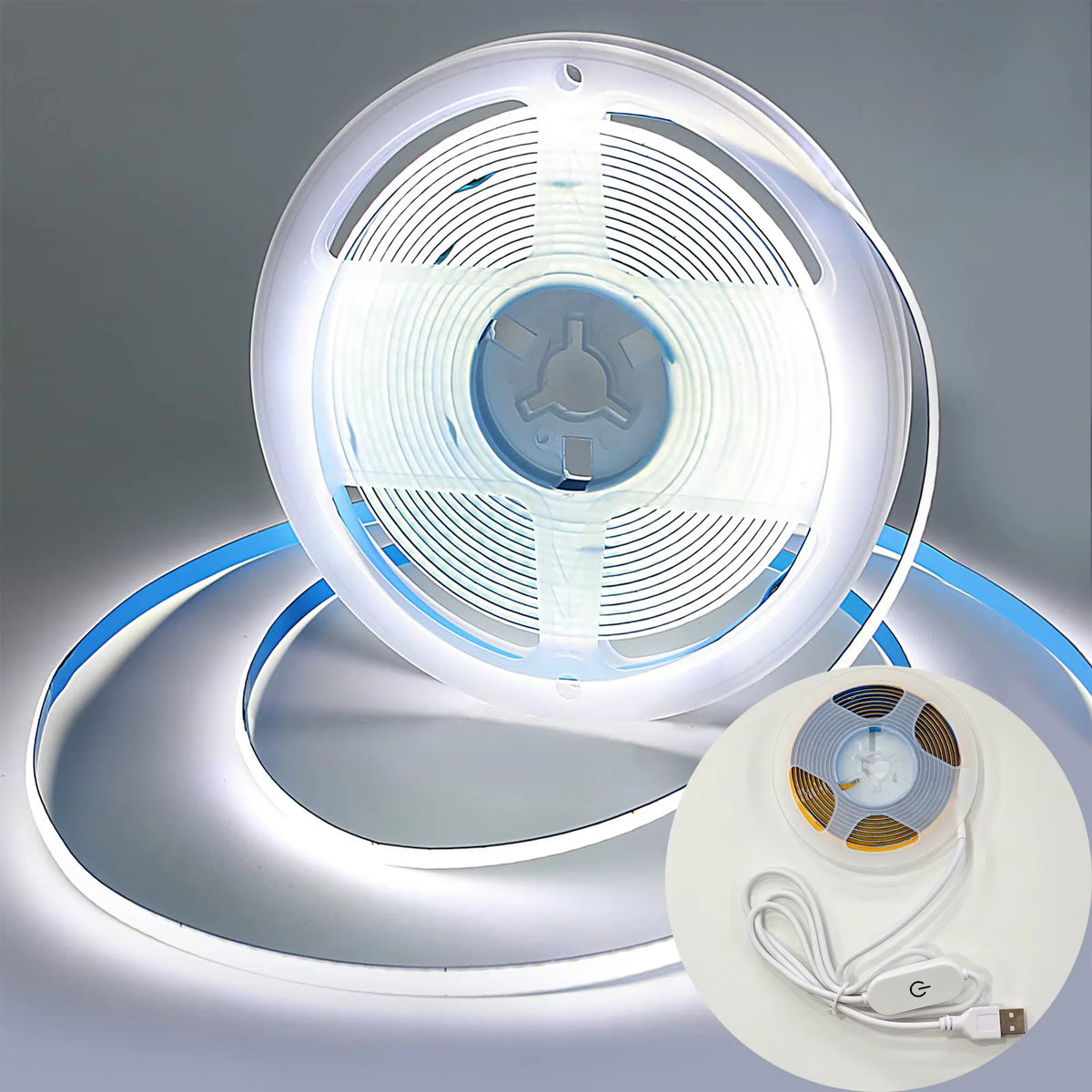 ruban led flexible blanc 320 diodes adhésif usb 3000k 4000k 6000k moderne minimaliste