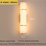 lampe murale moderne marbre blanc doré éclairage cuisine chambre entrée 249lm 260v