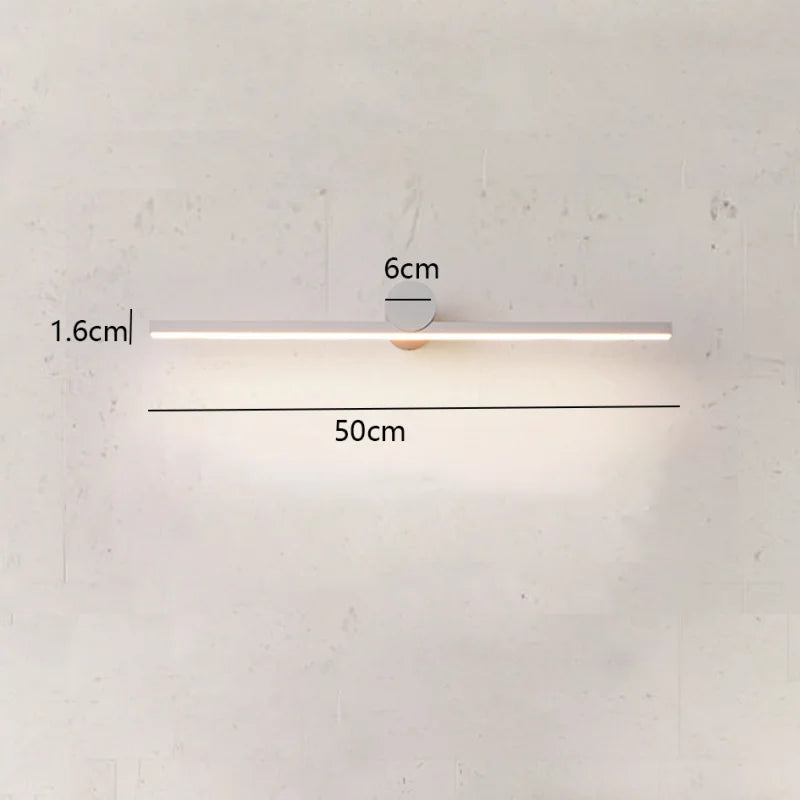 applique murale led moderne éclairage quotidien noir mat fixée mur cuisine salle manger chambre