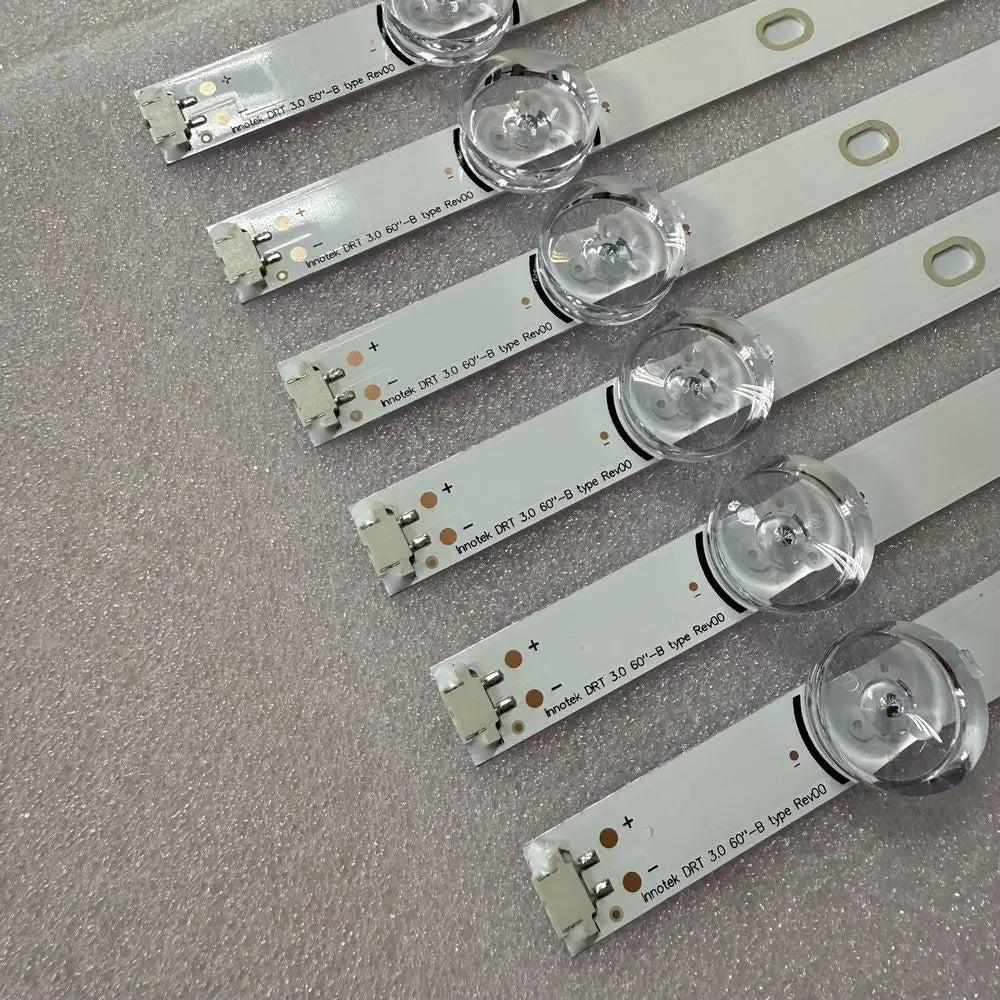 bandes led rétroéclairage tv argenté moderne fixations connecteurs numéros série rev00