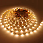 ruban led 60 led 5m blanc adhésif éclairage meuble rétroéclairage moderne salon blanc chaud