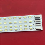 barrette led rétroéclairage écran 60 leds blanc jaune connecteurs industriels 3v