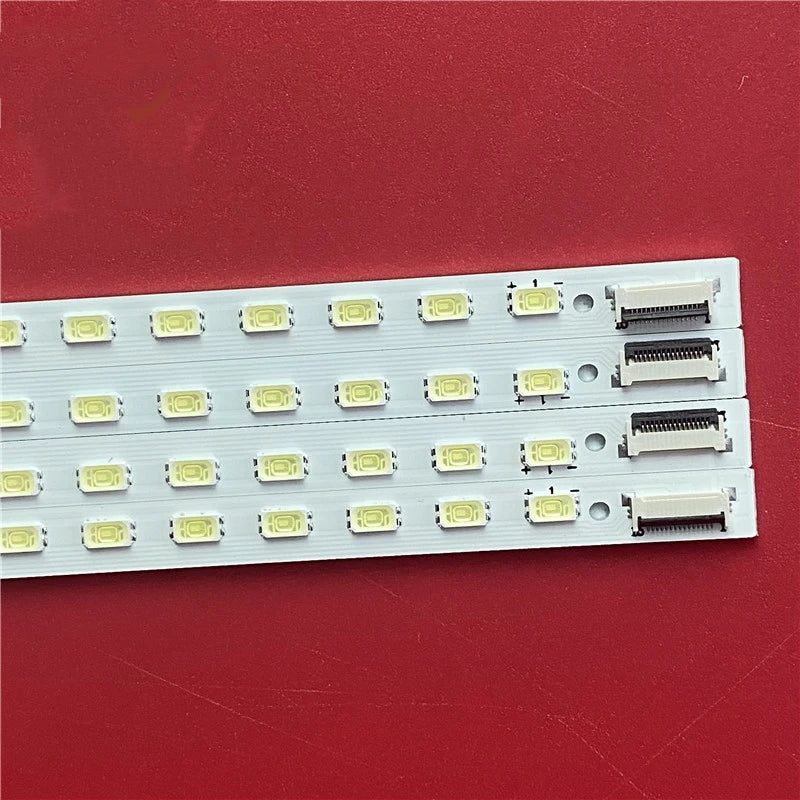 barrette led rétroéclairage écran 60 leds blanc jaune connecteurs industriels 3v