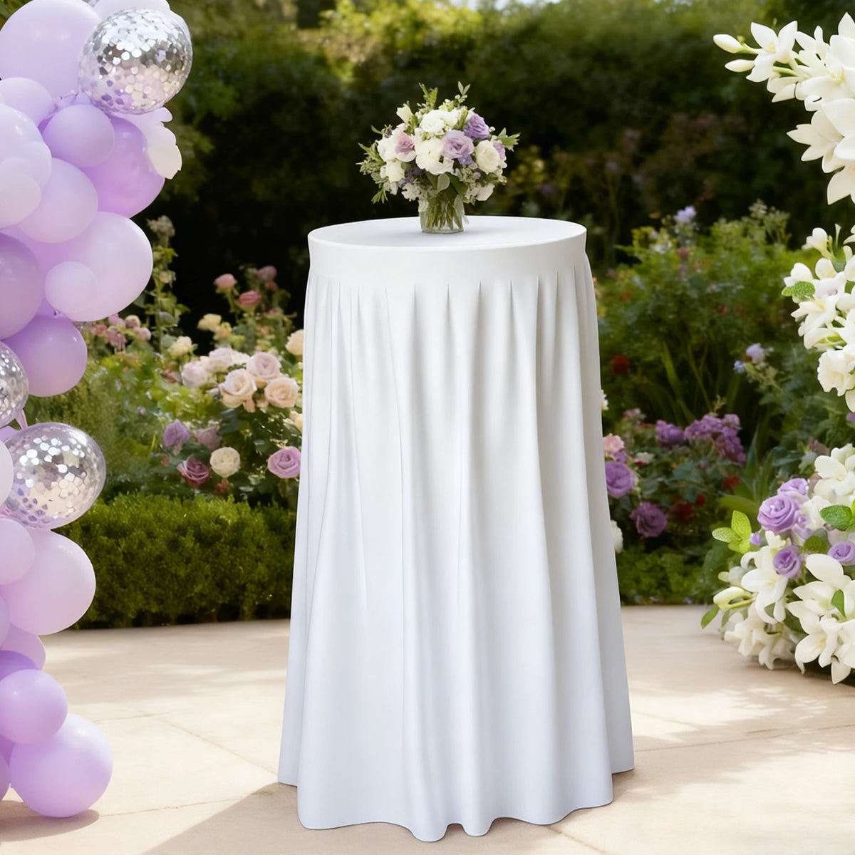 couvre table blanc uni moderne imperméable polyester xl xxl