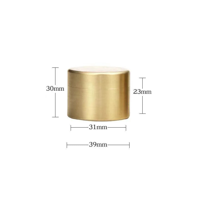 boîte thé dorée moderne boîte thé scellée étanche rangement capsules thé noir