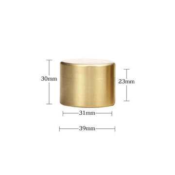 boîte thé dorée moderne boîte thé scellée étanche rangement capsules thé noir