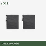 sacs rangement polyester nylon modernes pratiques noirs rouges cordelettes camping voyageextérieur