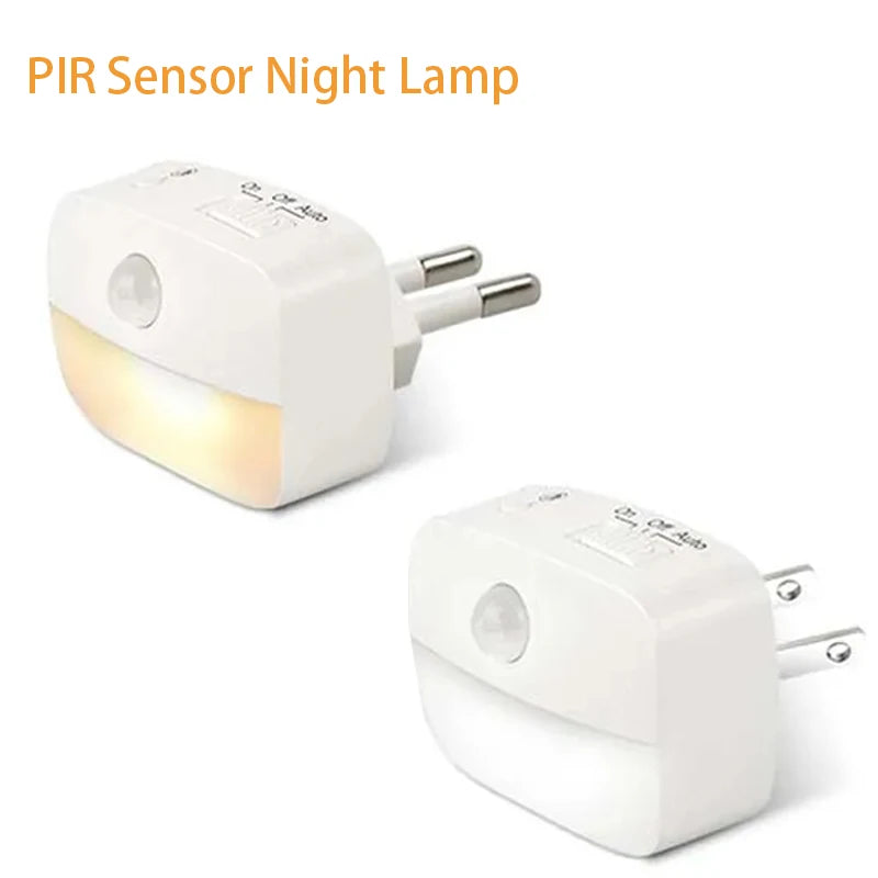 lampe nuit capteur mouvement blanc moderne compact ajustable luminosité couleur détecteur présence rechargeable