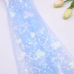 tulle rouge étoiles paillettes tulle violet coeurs nylon transparent décoratif 150cm événement mariage anniversaire