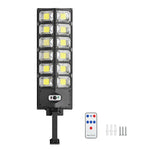 lampe solaire led moderne noire carrés lumineux ip65 protection abs matériaux sensorielle mouvement