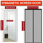 rideau porte noir maille fine moderne velcro clous 90x210 100x210 cm