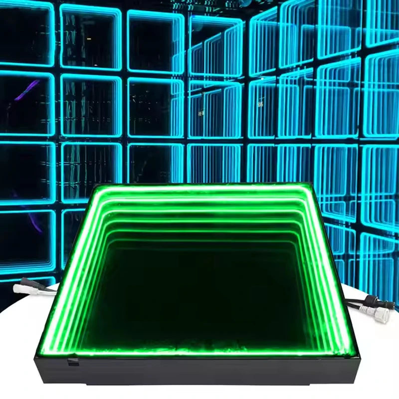 plancher danse led vert bleu multicolore effet lumière scène moderne pièces 25 pièces