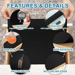 tapis protection évier cuisine perforé moderne noir eva 100x45cm 200x45cm 300x45cm 500x45cm 50x45cm