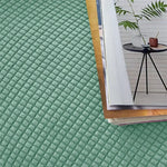 housse polaire fauteuil carreaux vert menthe moderne antidérapante chaise banquet mariage protège meuble réutilisable