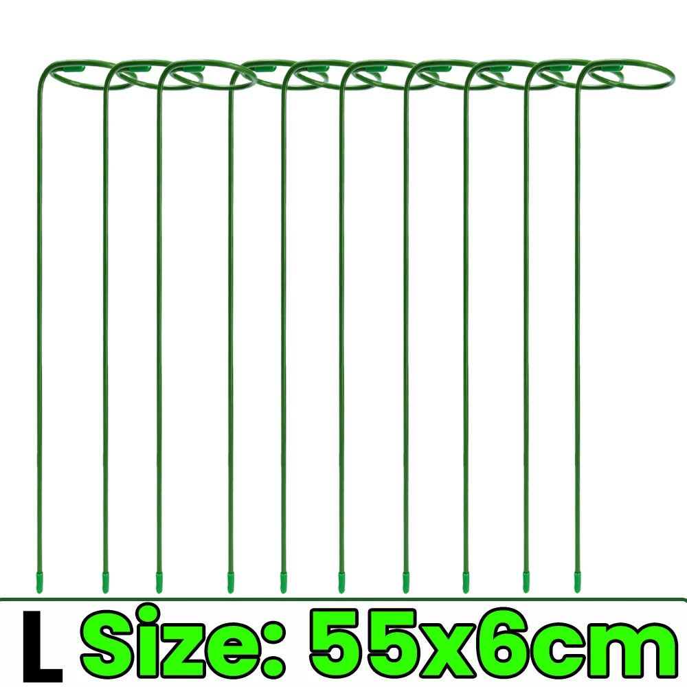 support floral métal vert moderne 55x6cm 45x6cm 35x6cm jardin rose légume vigne