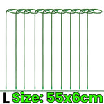support floral métal vert moderne 55x6cm 45x6cm 35x6cm jardin rose légume vigne