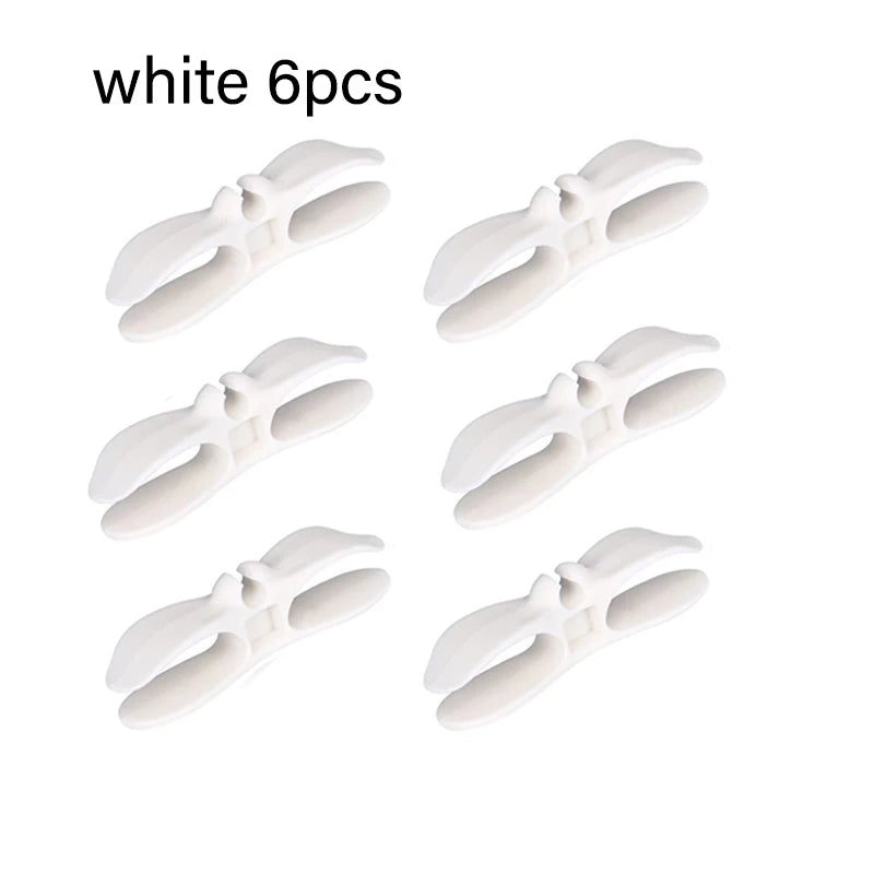 organisateur câbles clips adhésifs réutilisables noir blanc gris moderne plat lisse