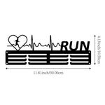 support mural médailles sportif silhouettes joueurs moderne noir fixations murales
