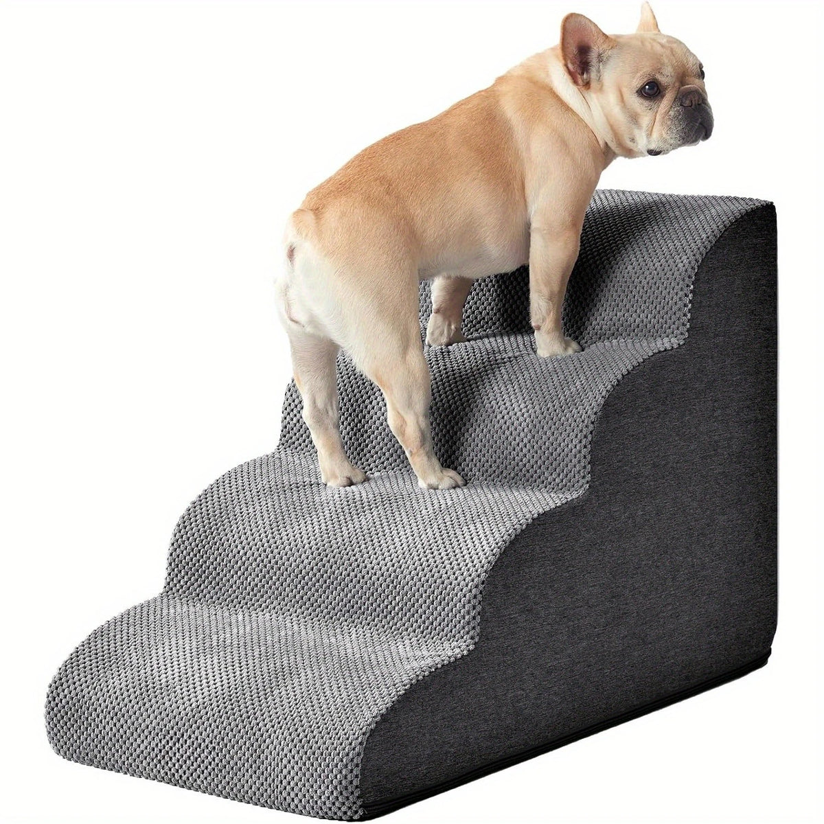 rampe escalier chien incurvée étapes tapis doux gris minimaliste moderne.steps antidérapant haute qualité nylon
