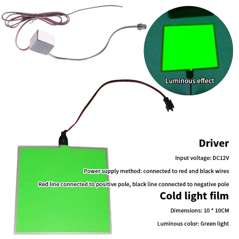 panneau led bleu vert jaune rose rouge adhésif moderne câbles connecteurs flexible opacité mat