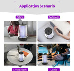lampe tueuse moustiques rechargeable uv led portable grillage haute tension camping chambre