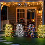 lampe jardin led solaire 120 led multicolore modes balancement deco moderneextérieur festive noël vacances
