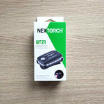 torche lampe noire led rechargeable sensor clips moderne compact usb