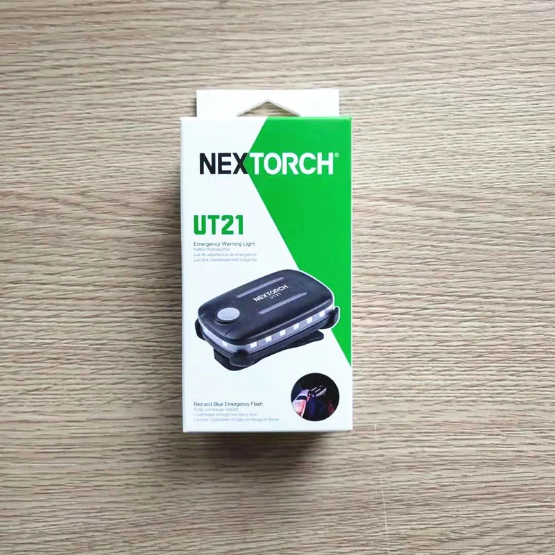 torche lampe noire led rechargeable sensor clips moderne compact usb