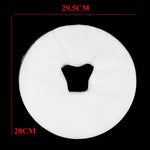 coussin massage visage blanc moderne non tissé 29.5cm 28cm øllets hygiénique jetable drap faceOpaque