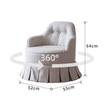 fauteuil classique rayures horizontales couleur beige bleu clair moderne salon chambre