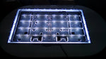 bande lumineuse led blanc moderne clips fixations télévision remplacement original