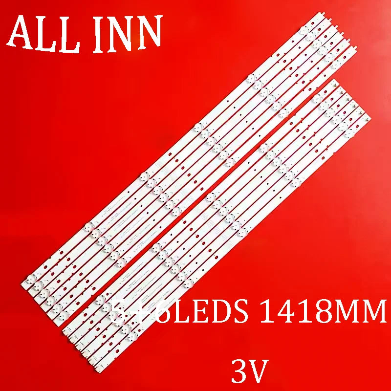 bande led 12 pièces blanc points noirs moderne connecteurs 3v