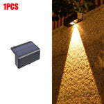lampe murale solaire étanche ip65 led moderne noir blanc doré minimalistesextérieur