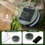 guirlande lumineuse solaire camping modes éclairage extérieur led waterproof autonomie ip44 ip65