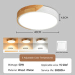 Lampe LED bois moderne télécommande éclairage variable surface opaque minimaliste