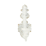 bougeoir mural ornement baroque décoration intérieure classique blanc or