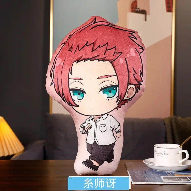 coussin anime personnages football ballons peluche lavable adulte oblong itoshi seishiro meguru