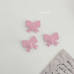 clips décoratifs nœuds blanc rose clair rose foncé modernes brillants sans perçage