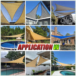 tonnelle moderne beige clair imperméable anti uv cordelette blanche patio terrasse jardin fixations