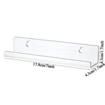 porte vinyles transparent moderne support mural pièces transparents