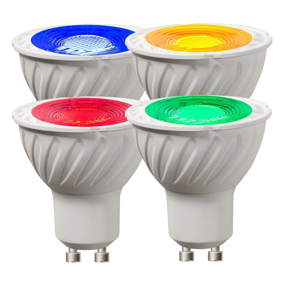 projecteur led 5w couleurs rgb blanc bleu rouge vert jaune moderne opacité abs