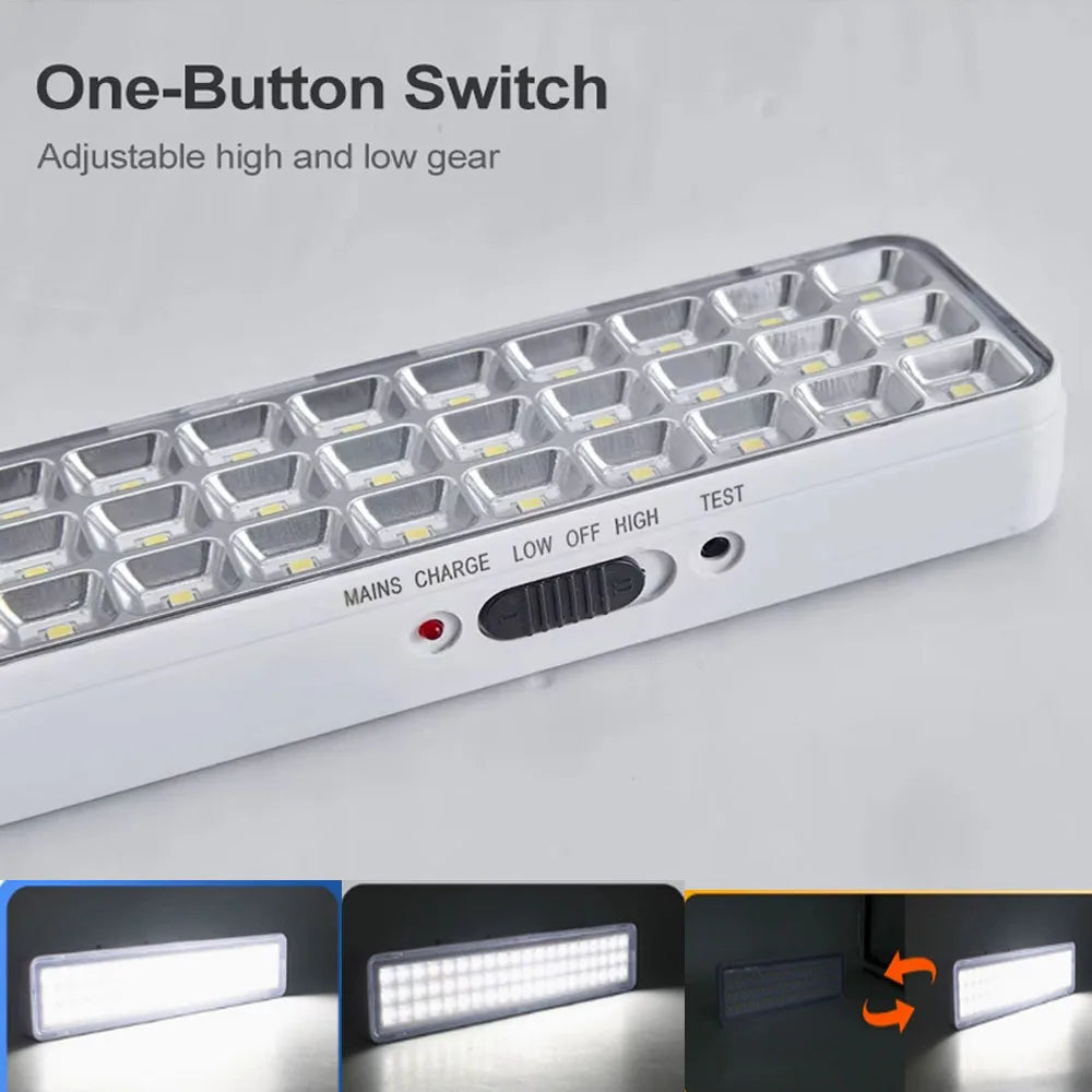 lampe led rechargeable 60 led blanc adhésive moderne urgence camping