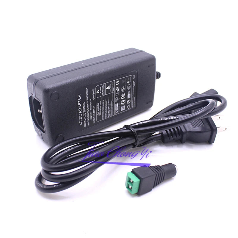 adaptateur secteur 12v 5a noir prise standard certification rohs ccc cqc 60w dc transformateur